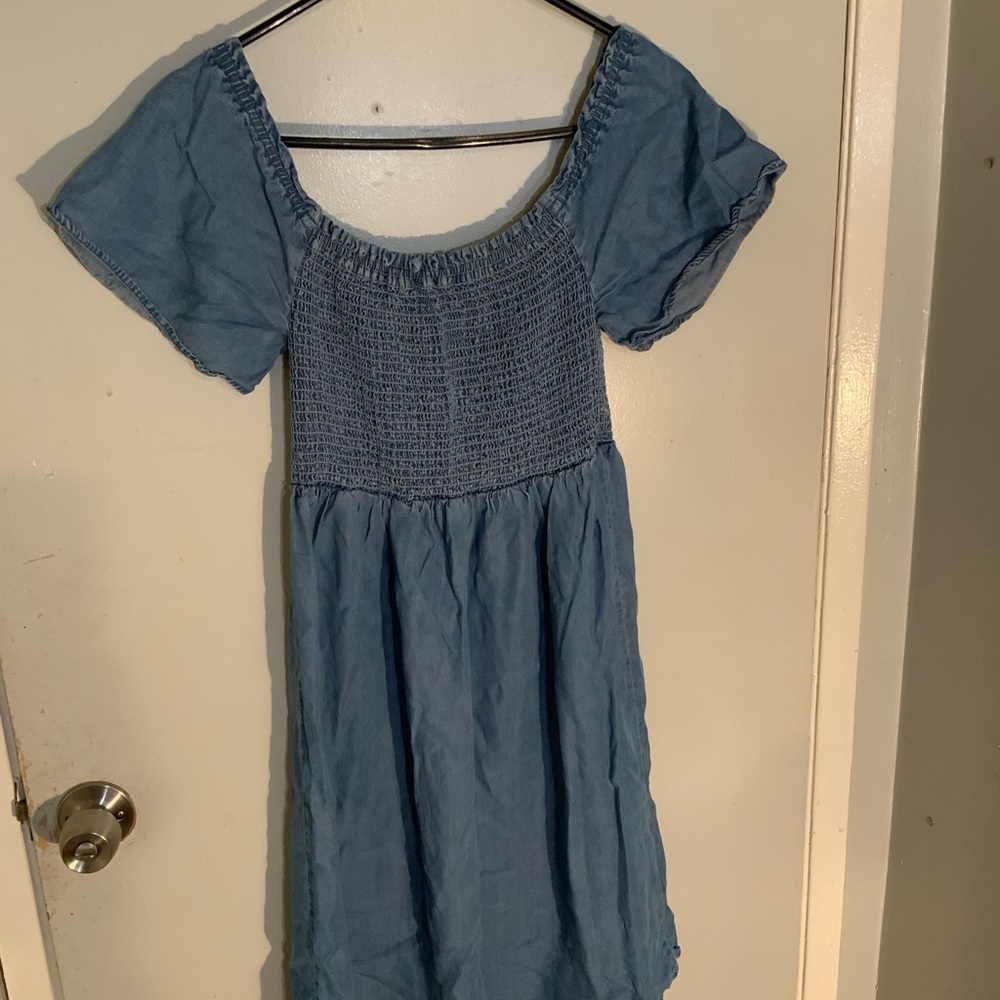 Zara Casual Blue Kids Dress